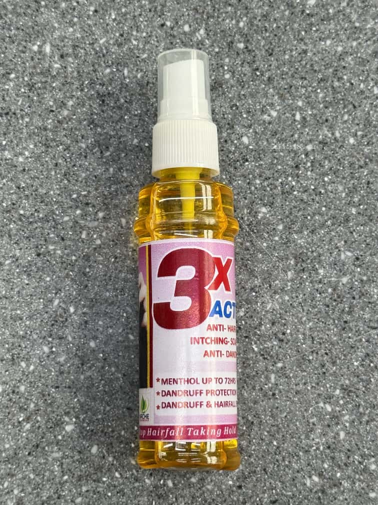 3x Action anti- hair fall itching