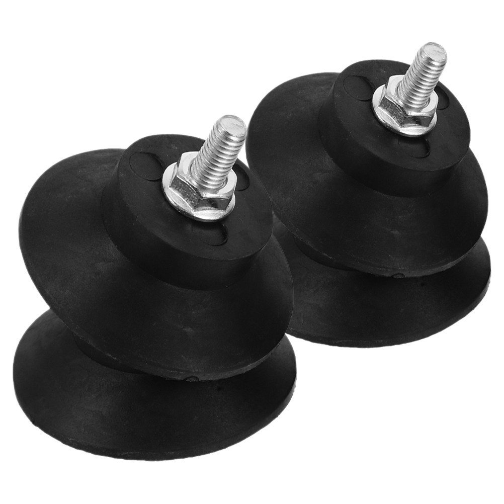4Pcs Anti Vibration Pads Threaded Rubber Foot Mounts Shock Absorbing Dampers for Appliance Furniture Washing Machine Noise