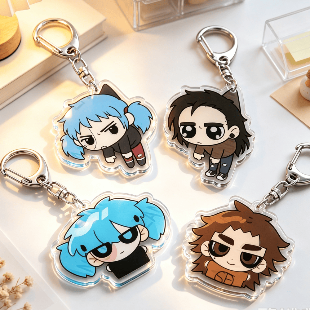 for Popular Game Sally Face Sal Fisher Todd Morrison Peripheral Acrylic Keychain Backpack Accessories Festival Gift Ornament