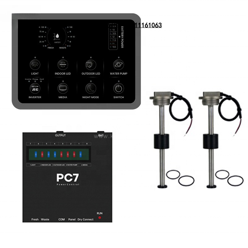 Travel Trailer Electric Operational Integration System Water Level Sensor Smart Panel Light Caravan Appliances Controller