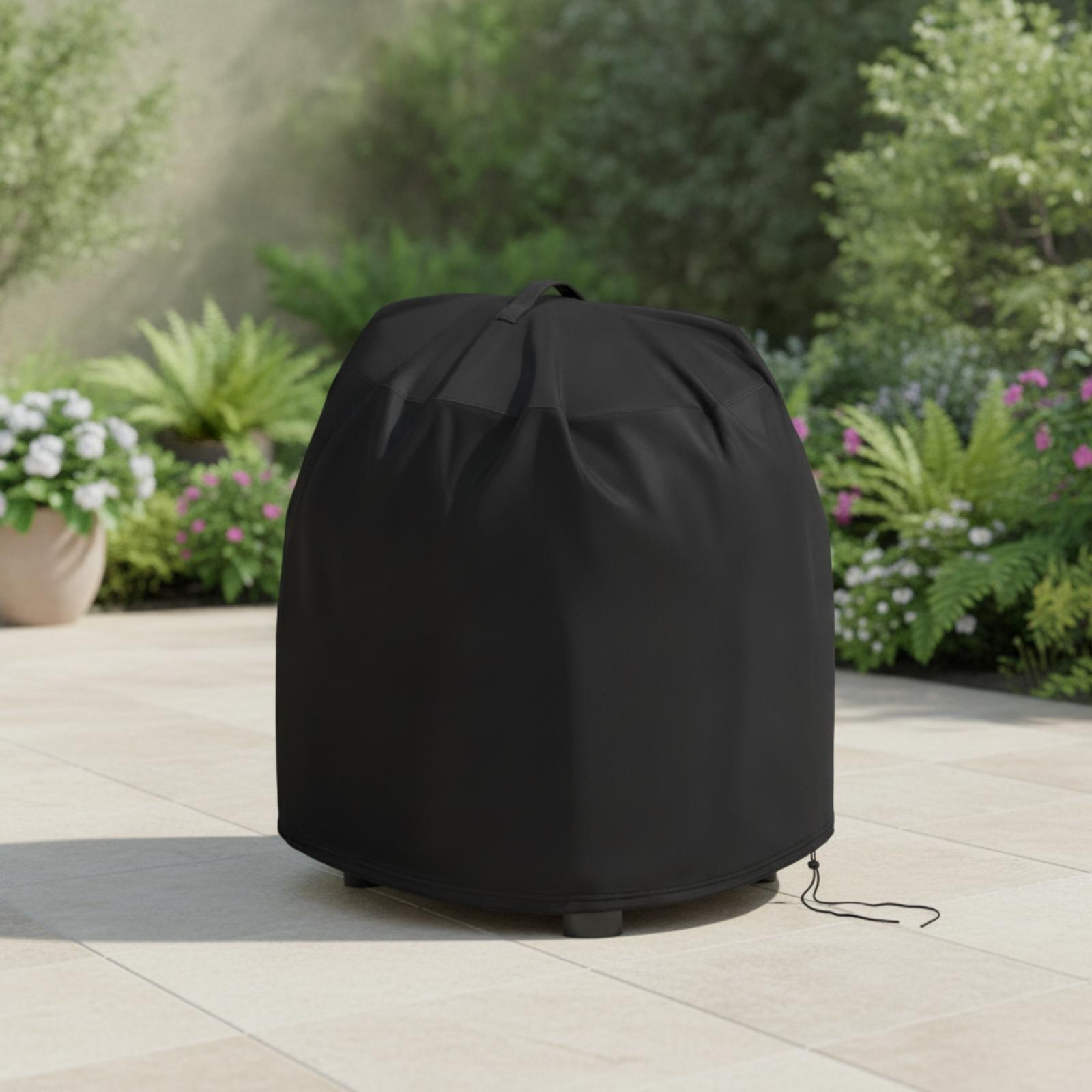 Outdoor Appliance Cover with Handle Waterproof Oxford Fabric Windproof Drawstring for 6 Gallon Pancake Compressor