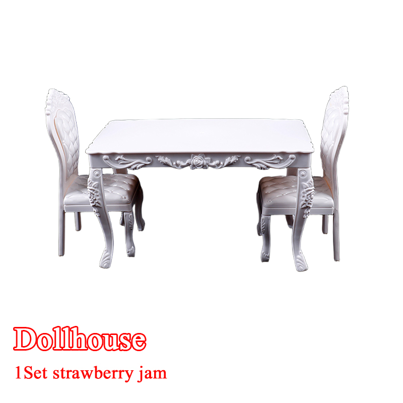 Dollhouse 1:6 Kitchen Furniture Dining Table Chair Computer Office Desk Chair