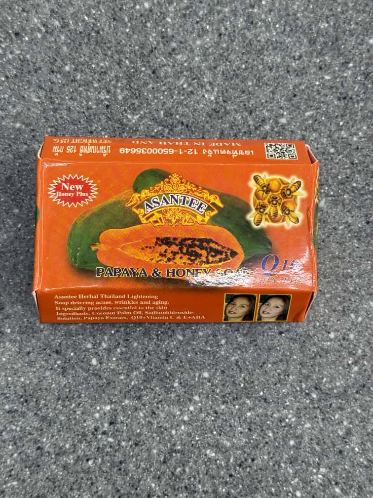 Asantee papaya & honey soap