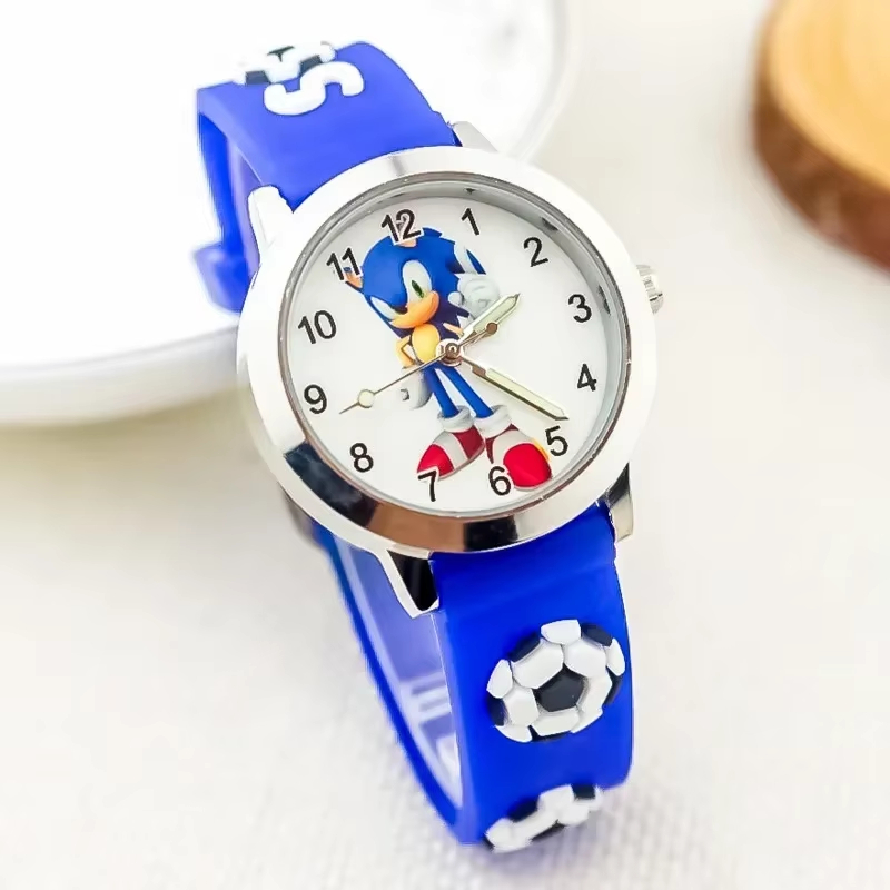 New HOT Cute Sonics Anime Outdoor Quartz Watch Electronic Toy Animal Hedgehog Toy Popular Birthday Gifts for Boys and Girls