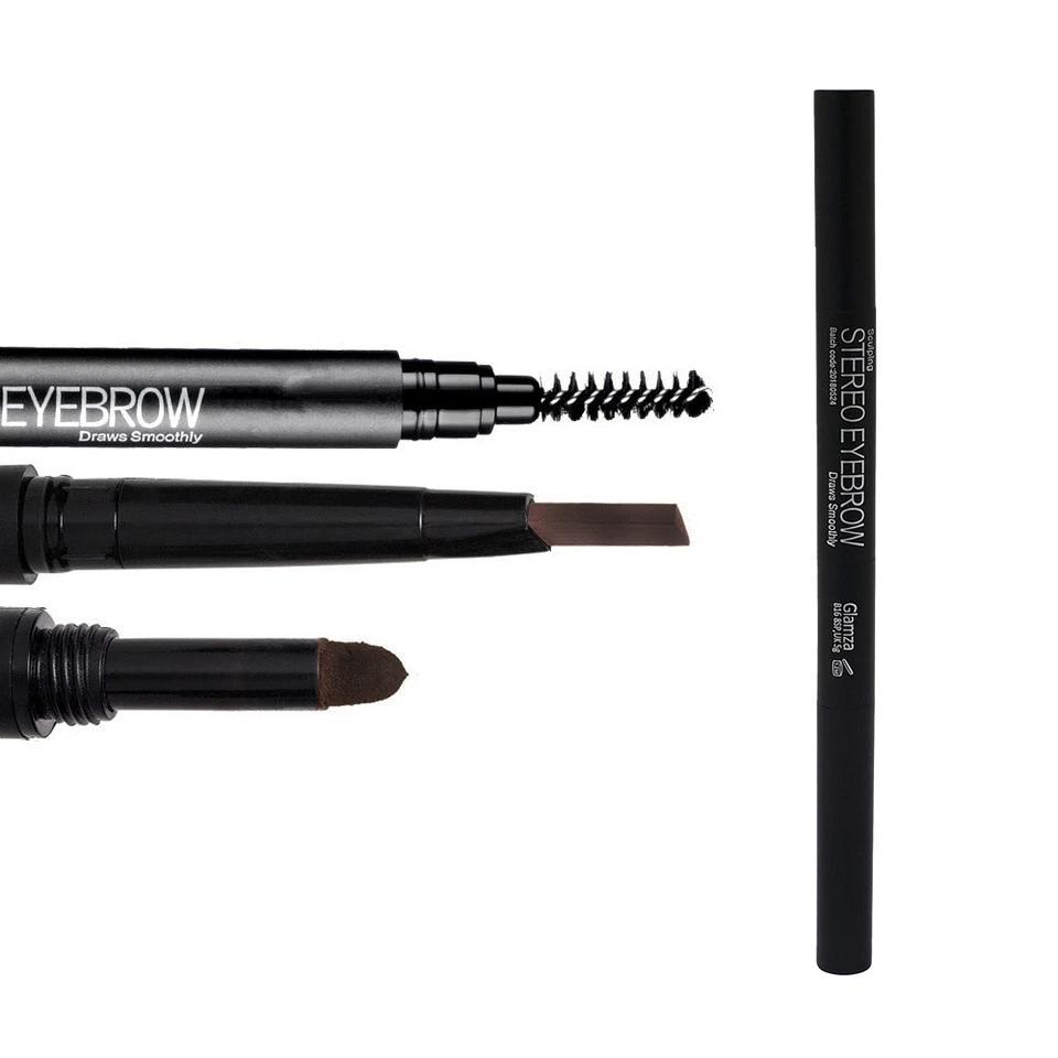 UK LOCAL SELLER - 3 in 1 Eyebrow Pen – Microblading Fork Tip, Powder Fill, Brush – Long-Lasting Natural Brows - Precision Eyebrow Liner - | Sent and Fulfilled from UK Warehouse and Delivered on a Tracked 48 UK Postal Service