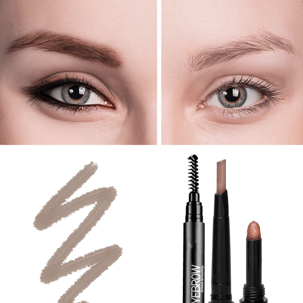 UK LOCAL SELLER - 3 in 1 Eyebrow Pen – Microblading Fork Tip, Powder Fill, Brush – Long-Lasting Natural Brows - Precision Eyebrow Liner - | Sent and Fulfilled from UK Warehouse and Delivered on a Tracked 48 UK Postal Service