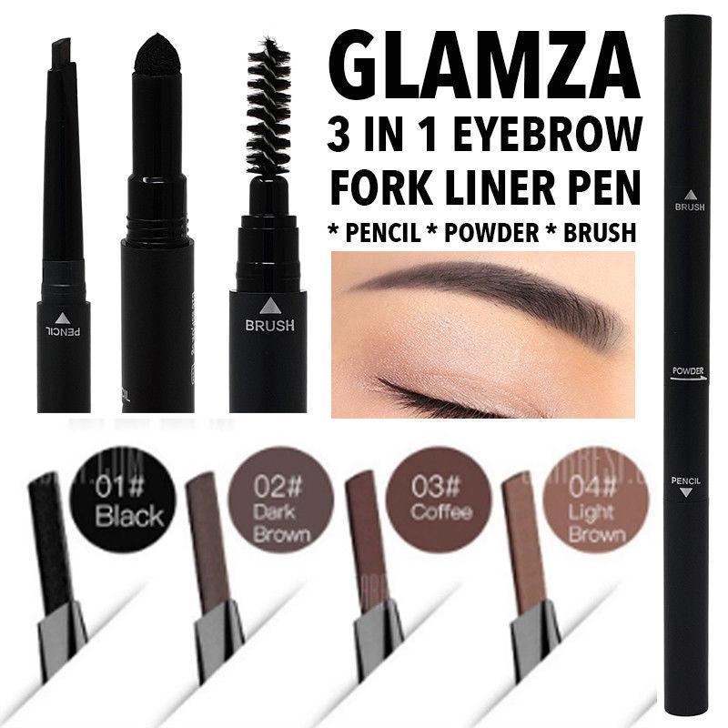 UK LOCAL SELLER - 3 in 1 Eyebrow Pen – Microblading Fork Tip, Powder Fill, Brush – Long-Lasting Natural Brows - Precision Eyebrow Liner - | Sent and Fulfilled from UK Warehouse and Delivered on a Tracked 48 UK Postal Service