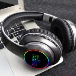 [Upgraded Wireless Headphones] Wireless Headphones with Deep Bass, Lightweight Foldable Design | Built-in Mic, 3.5mm Audio Jack, Stereo Sound for Travel, Work, Laptops, and Mobile Devices - Ideal Christmas Gift, Headphone Hearing Experience