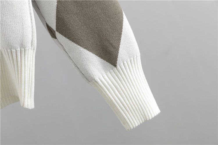 Women's New Autumn/ Winter Casual Check Pattern Sweater Set - Style Trendy Two-Piece Outfit, Perfect for Spring/ Autumu/ Winter