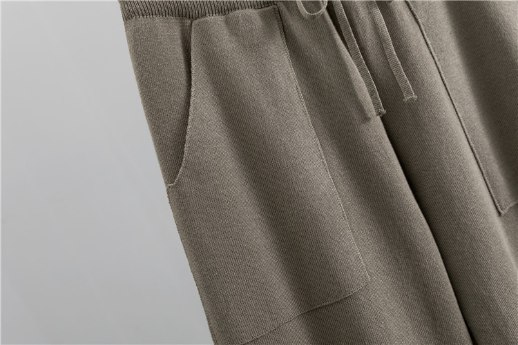 Women's New Autumn/ Winter Casual Check Pattern Sweater Set - Style Trendy Two-Piece Outfit, Perfect for Spring/ Autumu/ Winter