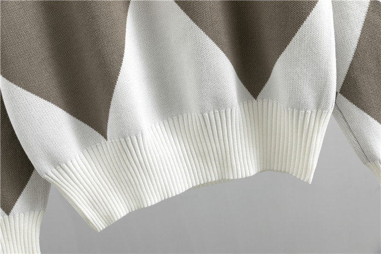 Women's New Autumn/ Winter Casual Check Pattern Sweater Set - Style Trendy Two-Piece Outfit, Perfect for Spring/ Autumu/ Winter