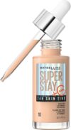Maybelline Super Stay Skin Tint Foundation, With Vitamin C*, Foundation and Skincare, Long-Lasting up to 24H, Vegan Formula, Shade 10