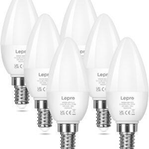 Lepro E14 LED Light Bulb, 4.2W…