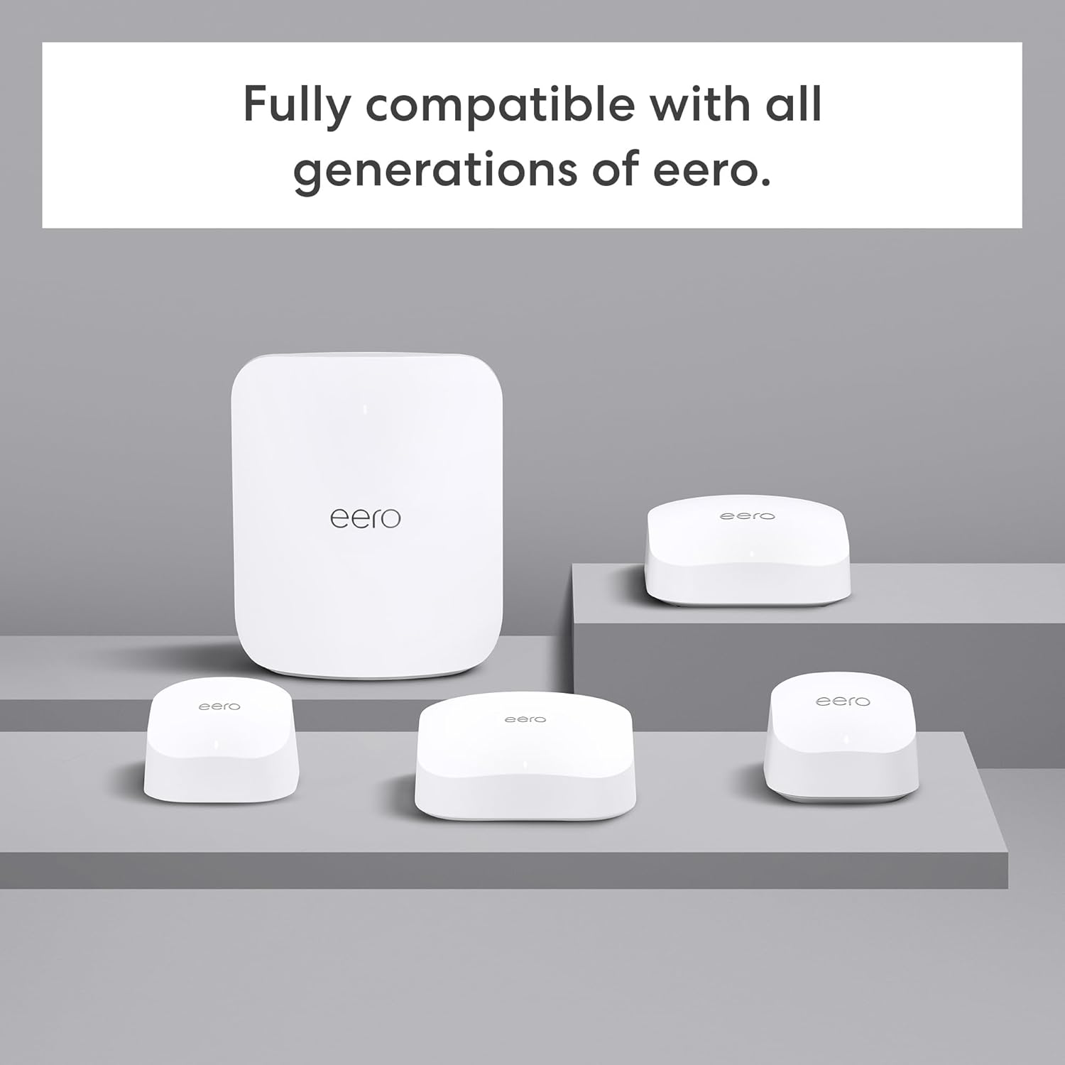Amazon eero 7 dual-band mesh Wi-Fi 7 router (newest model) – Supports internet plans up to 2.5 Gbps, Coverage up to 560 m², 3-pack - Image 6