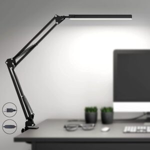 SKYLEO LED Desk Lamp with Clam…
