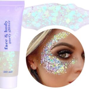 Body Glitter Gel, 50ml Face Gl…