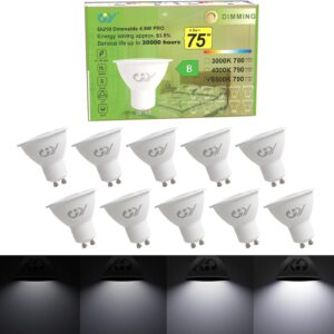 GY Dimmable GU10 Cool White 79…