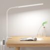 Lepro Desk Lamp Clamp, Eye Caring LED Desk Lamp, 5W 460lm, Dimmable, USB Powered, 10 Brigntness Levels x 3 Colour Modes, Clip on Reading Light for Nails, Crafts, Bedside, Office, School and More