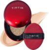 TIRTIR Mask Fit Red Cushion Foundation | Full coverage, Weightless, Skin fit, Satin Glow Finish, Korean Makeup, beauty, Tattoo cover up, Buildable (#23N Sand, 0.63 Fl Oz)