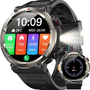 Military Smart Watch for Men A…