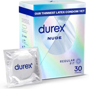 Durex Nude, Ultra Thin, 30 Con…