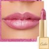 OULAC Metallic Shine Glitter Lipstick, Pink High Impact Lipcolor, Lightweight Soft and Ultra Hydrating, Long Lasting, Vegan & Cruelty-Free, Full-Coverage Lip Color 4.3 g/0.15 HIP & HIPPIE(11)