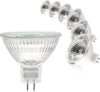 MR16 Halogen Light Bulbs, (6 Pack) 12V 50W Gu5.3 Spotlight Bulb Dimmable for Ceiling Light, 2 Pin Halogen Spotlight Bulbs 2700K Warm White
