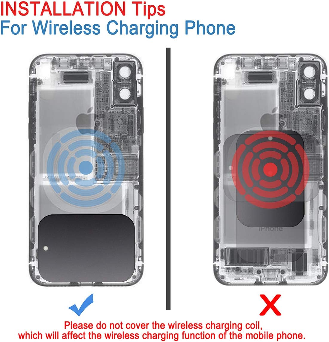 3M Adhesive 4 Packs Thin Metal Plate For Magnetic Car Phone Holder (2 Round and 2 Rectangle) - Image 5