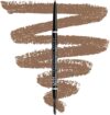NYX Professional Makeup Brow Pencil, Micro Brow Dual Ended Ultrafine Pencil Tip with Mechanical Brow Tool and Spoolie Brush, Vegan Formula, Shade: Taupe