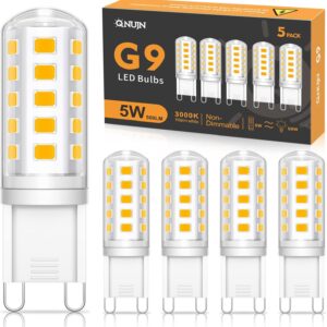 G9 Led Bulbs Warm White, 5W, 5…