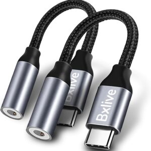 Bxlive USB C to 3.5mm Jack, 2 …