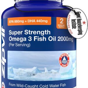 Omega 3 Fish Oil 2000mg, EPA 6…
