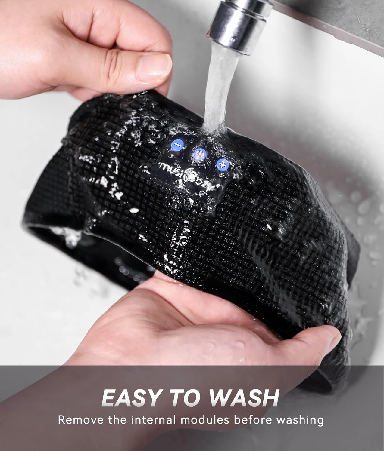 MUSICOZY Sleep Headphones Headband Bluetooth Soft Headphones for Sleeping & Sport with Thin Speakers,Wireless Music Earphones Tech Gifts for Men Women Teens Yoga Workout Fitness Relax Travel - Image 7