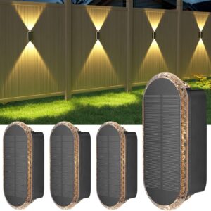 ELLASAY Solar Fence Lights Out…