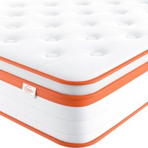 TeQsli Double Mattress 4FT6, 1…