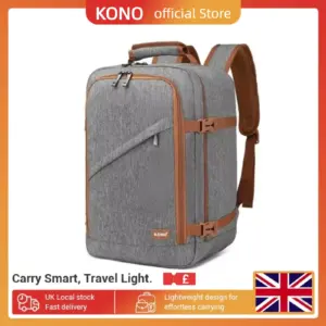 Kono Cabin Bag 40x20x25 for Ryanair Underseat Travel Carry-on Backpack Cabin Size 20L
