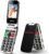 artfone CF241 Senior Flip Mobile Phone Unlocked, Big Button Mobile Phone for Elderly with Dual SIM and 2.4″ Large Screen(Black)