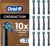 Oral-B Pro Cross Action Original Electric Toothbrush Head, X-Shape and Angled Bristles for Deeper Plaque Removal, Pack of 12 Toothbrush Heads, Suitable for Mailbox, Black
