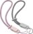 SURPHY Wrist Strap Lanyard for Phone, 2 Pack Adjustable Combination Strap Compatible with Phone, Purse, Keychain and more, Pink & Grey
